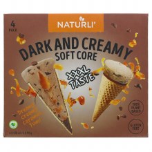 Naturli Dark and Creamy Cones