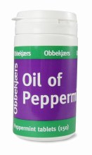 Obbekjaers Oil Of Peppermint 150 Tablets