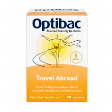 Optibac Probiotics For Travelling Abroad 20 Capsules