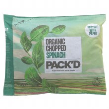 Packd Organic Chopped Spinach