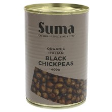 Suma Organic Black Chickpeas 400g