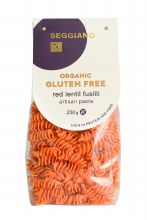 Seggiano Organic Gluten Free Red Lentil Fusilli
