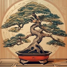 Shared Earth Greetings Card Bonsai