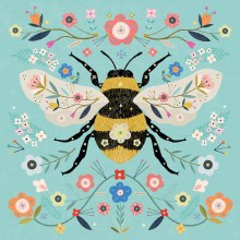Shared Earth Greetings Card Honey Bee