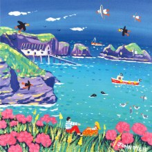 Greeting Card Sea Pinks and Se