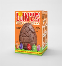 Tonys Chocolonely Caramel and Sea Salt Easter Egg