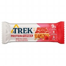 Trek Protein Flapjack White Choc & Raspberry