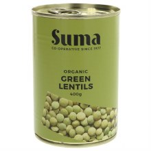 Suma Organic Green Lentils 400g