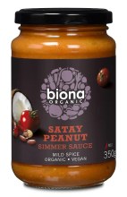 Biona Satay Spicy Peanut Sauce 350g