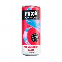 Fix8 Strawberry Basil Kombucha