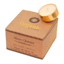 Organic Goodness Mysore Chandan Sandalwood Te Light Candles