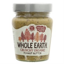 Whole Earth Organic Crunchy Peanut Butter 227g