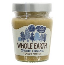 Whole Earth Organic Smooth Peanut Butter 227g