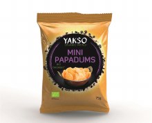 Yakso Organic Mini Papadums