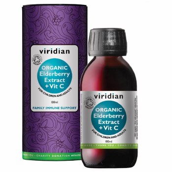Viridian Elderberry Vitamin C Syrup 100ml