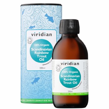 Viridian 100% Organic Scandanavian Rainbow Trout Oil