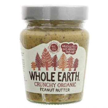 Whole Earth Organic Crunchy Peanut Butter 227g