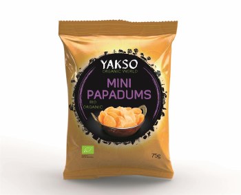 Yakso Organic Mini Papadums