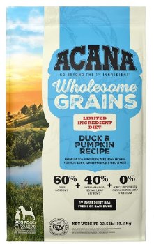 Acana Wholesome Grains Duck and Pumpkin Formula 22.5lb Pet Pals