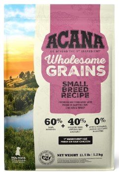 Acana Wholesome Grains Small Breed Recipe 11.5lb