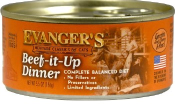 Evanger's Cat Beef It Up Dinner Pate 5.5oz