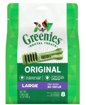 Greenies Original Large Dog Dental Treats 8 Pack