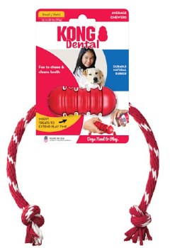 Kong Dental with Rope Small