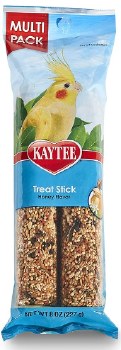 Kaytee Treat Stick Honey Flavor Multi Pack for Cockatiels 8oz