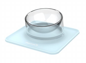 McLovin's Angled Bowl with Magnetic Mat in Blue