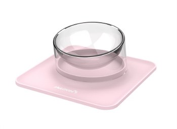 McLovin's Angled Bowl with Magnetic Mat in Pink