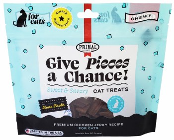 Primal Give Pieces a Chance! Jerky Cat Treats 1oz