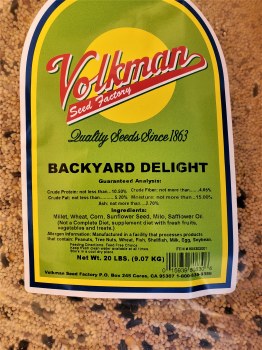 Volkman Seed Factory Backyard Delight 20lb