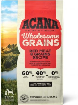 Acana Wholesome Grains Red Meat Recipe 22.5lb