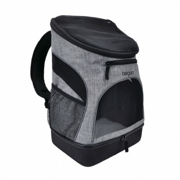 Bergan Backpack Pet Carrier in Gray up to 15lbs