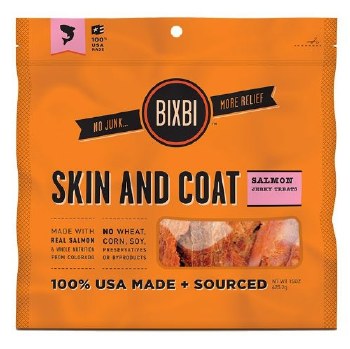 Bixbi Skin &amp; Coat Salmon Jerky 4oz