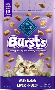 Blue Bursts Delish Liver and Beef Cat Treats 2oz