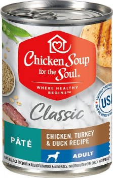 Chicken Soup for the Soul Dog Classic Chicken, Turkey and Duck Recipe Pate 13oz