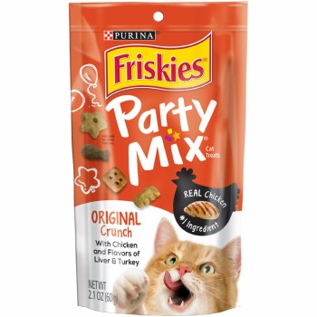 Friskies Party Mix Original Crunch Adult Cat Treats 2.1oz