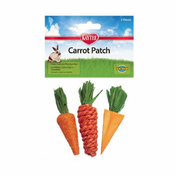 Kaytee Carrot Patch Chew Toy 3 Pack