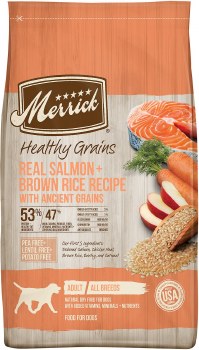 Merrick Healthy Grains Real Salmon and Brown Rice Recipe 12lb