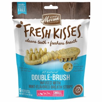 Merrick Fresh Kisses Mint Dental Treats for Small Dogs 9 Pack 5.5oz