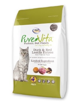 PureVita Cat Grain-Free Duck and Lentils Entree 2.2lb