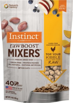 Instinct Raw Boost Mixers Cage Free Chicken Recipe for Cats 6oz