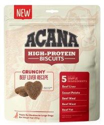 Acana High Protein Crunchy Beef Liver Treats for Medium to Large Dogs 9oz
