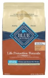 Blue Buffalo Large Breed Senior Chicken and Rice 30lb