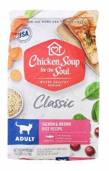 Chicken Soup for the Soul Cat Classic Adult Salmon and Brown Rice 13.5lb