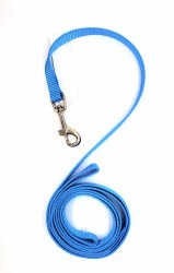 Coastal Aqua 6 Foot Nylon Leash 5/8"