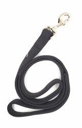 Coastal Black 2-Ply 4 Foot Nylon Leash 1"