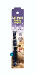 Coastal Kitten Li'l Pals Elastic Reflective Blue Collar with Bell 8"