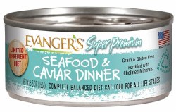 Evanger's Cat Seafood Caviar Dinner 5.5oz